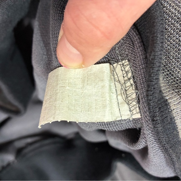 Vintage Gray V-Neck Lightweight Windbreaker Sweater Pullover Jacket Made in‎ USA - Picture 12 of 12